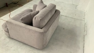 Napa Swivel Fabric Chair - 3