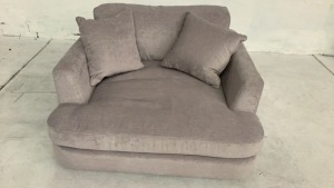 Napa Swivel Fabric Chair - 6