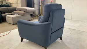 Fabric Electric Recliner Armchair - 4