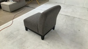 Harper Armless Fabric Chair - 5