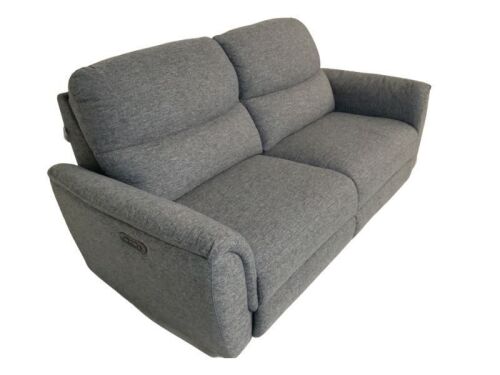 DNL Sussex 3 Seater Fabric Electric Recliner Sofa