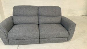 DNL Sussex 3 Seater Fabric Electric Recliner Sofa - 2