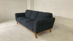 Heston 3 Seater Fabric Sofa - 4
