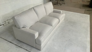 West Coast 3 Seater Fabric Sofa - 4