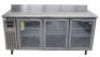 EVEREST 3 GLASS DOOR COUNTER TOP FRIDGE