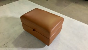 Dion Leather Ottoman - 8