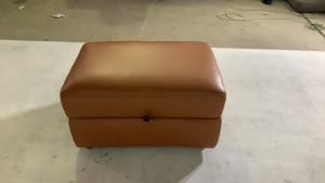 Dion Leather Ottoman - 9