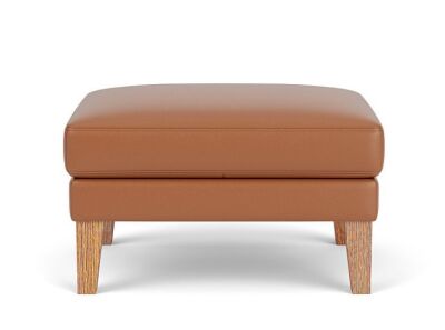 Felix Leather Ottoman