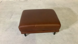 Felix Leather Ottoman - 2