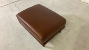 Felix Leather Ottoman - 3