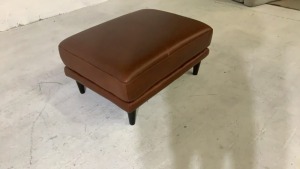 Felix Leather Ottoman - 6