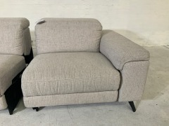 Miller 2 Seater Fabric Electric Recliner Sofa - 11