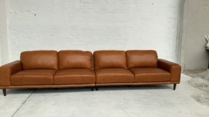 Dane Leather Sofa - 2