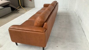 Dane Leather Sofa - 4