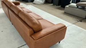 Dane Leather Sofa - 5