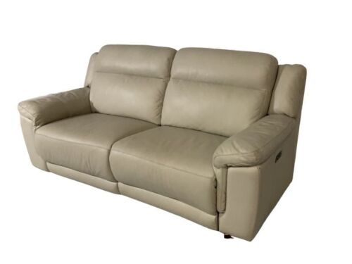 Langham 2 Seater Leather Electric Recliner Sofa