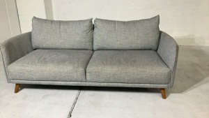 Zephyr 2.5 Seater Fabric Sofa - 2