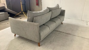 Zephyr 2.5 Seater Fabric Sofa - 4
