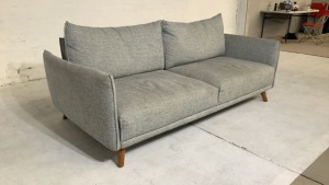 Zephyr 2.5 Seater Fabric Sofa - 6