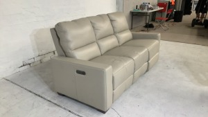 Encore X 3 Seater Leather Electric Recliner Sofa - 7