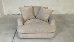 Napa Fabric Swivel Chair - 2