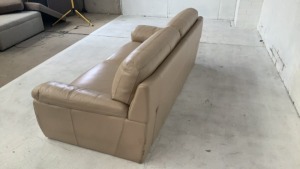 Dixon 2.5 Seater Leather Sofa - 4