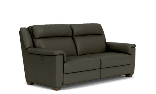 Dover II 2.5 Seater Leather Electric Recliner Sofa
