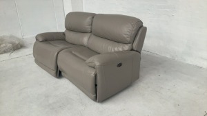 Atlanta 2.5 Seater Leather Recliner Sofa - 4