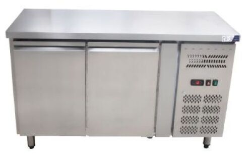 EXQUISITE UNDER COUNTER 2 SOLID DOOR FRIDGE