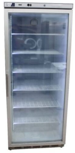 FED UPRIGHT SINGLE GLASS DOOR FREEZER,