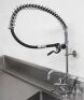 STAINLESS STEEL SINGLE BOWL SINK WITH SPRAY ARM, - 4