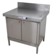 STAINLESS STEEL CABINET BENCH - 3