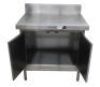 STAINLESS STEEL CABINET BENCH - 4