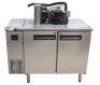 SKOPE PEGASUS STAINLESS STEEL UNDER COUNTER 2 DOOR FRIDGE