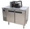 SKOPE PEGASUS STAINLESS STEEL UNDER COUNTER 2 DOOR FRIDGE - 3