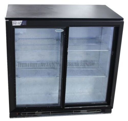 DELLWARE BACKBAR 2 DOOR GLASS FRIDGE