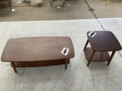 Coffee Table and Corner Table Set - 4