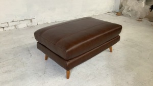 Lexi Leather Ottoman - Large - 2