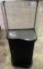 one B shaped small fish tank 43 L x 40 H cm with stand