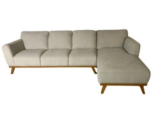 Heston 3 Seater Fabric Modular Lounge with Chaise