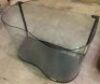DNL-one B shaped large fish tank 82 L x 55 H cm