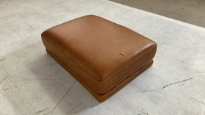 Dane Leather Ottoman - 5