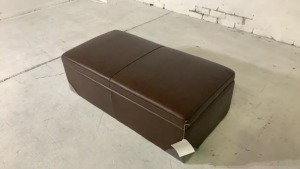 Neo Leather Ottoman with Storage - 4