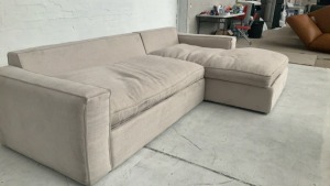 Cirrus Fabric Modular Lounge with Chaise - 2