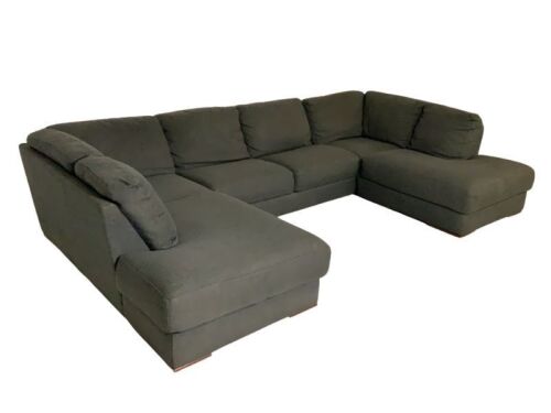 Park Avenue 2.5 Seater Fabric Modular Lounge with Left and Right Chaise