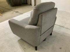 Brentwood Fabric Electric Recliner Armchair - 8
