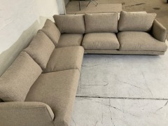 5 Seater Fabric Modular Lounge - 4