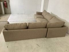 5 Seater Fabric Modular Lounge - 5