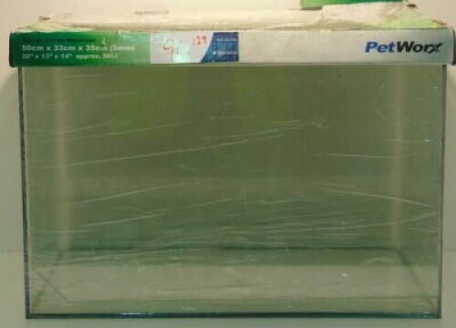Petworx Fish tank 50 x 33 x 35cm (5mm)
