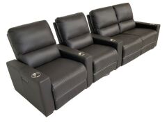 Encore X Leather Reclining Home Theatre Sofa